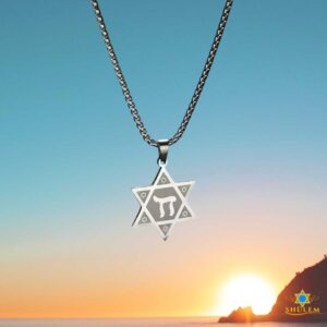 Collar Unisex varon y dama con letra Shin