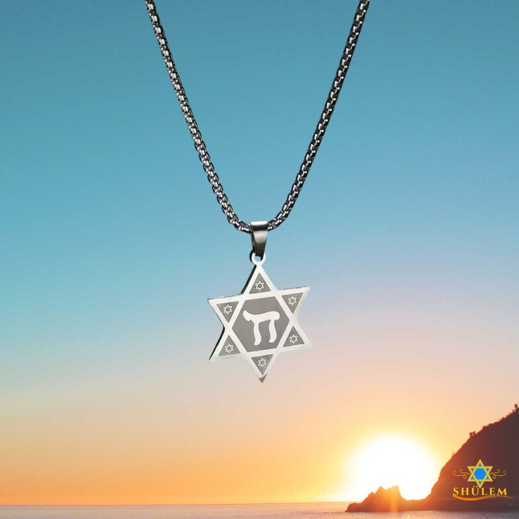 Collar Unisex varon y dama con letra Shin