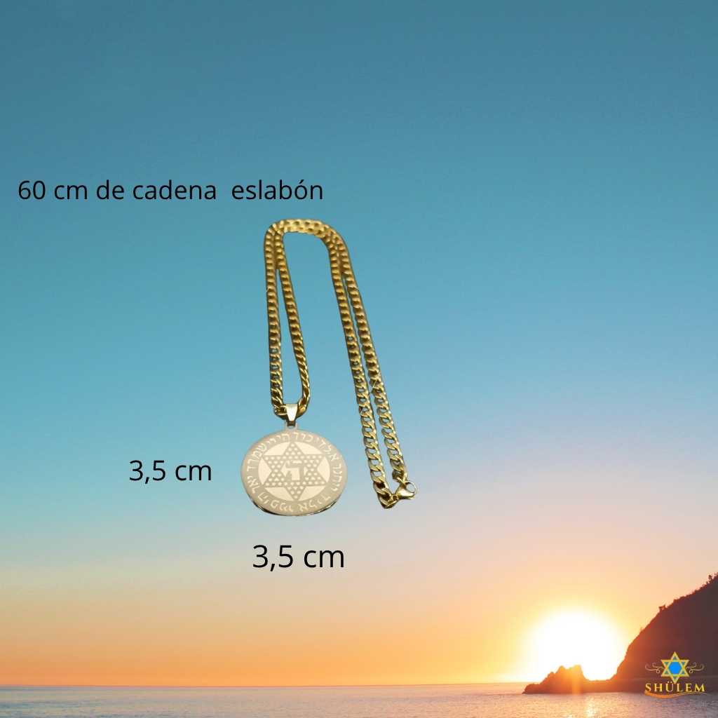 Collar Sello de Salomón con Escudo David
