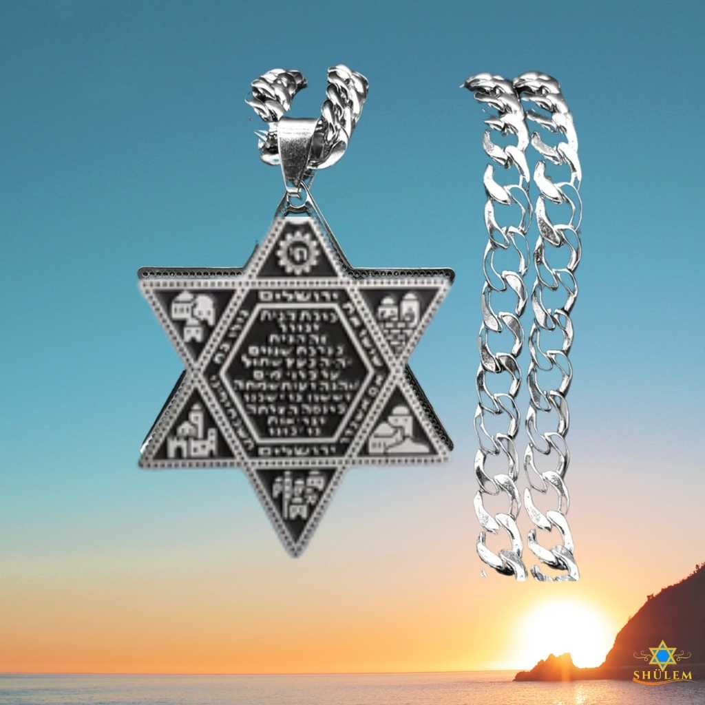 Collar con Bendición Sacerdotal en Hebreo